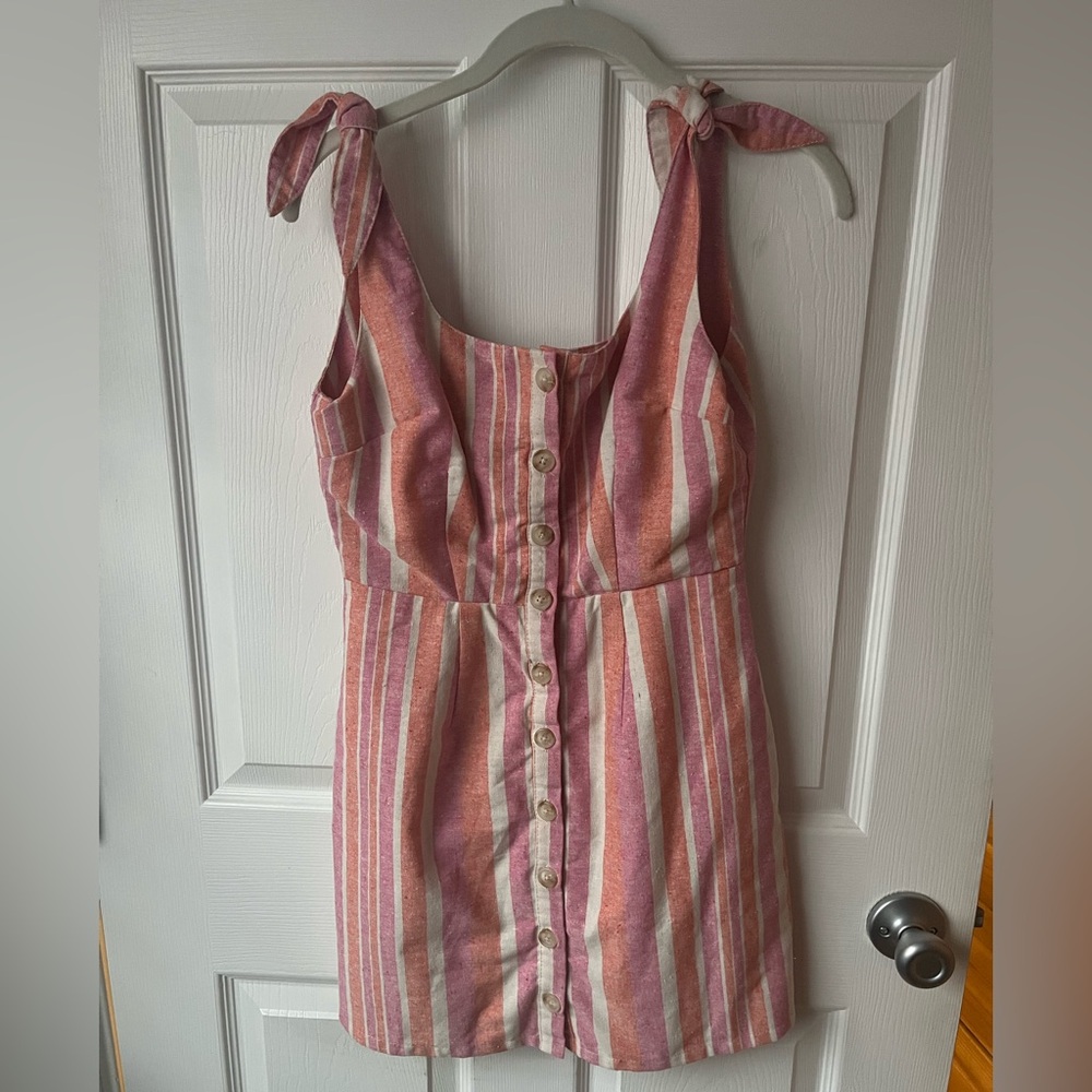 Lulus Striped Mini Dress
